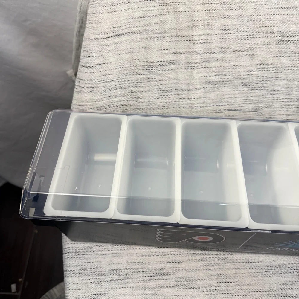 NEW Casamigos Bar Fruit Condiment‎ Caddy Philadelphia Flyers Barware Storage